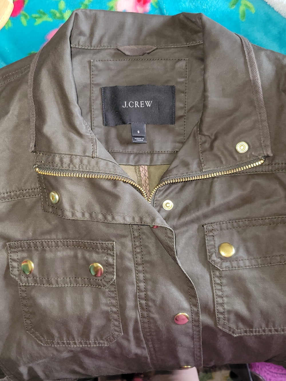 J.Crew Olive Green Utility Jacket